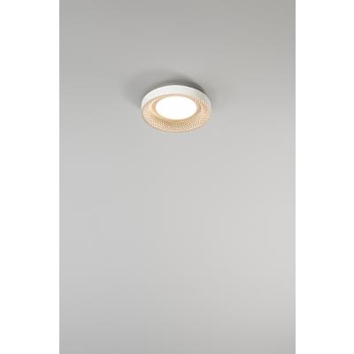 PLAFONIERA IN METALLO COL.BIANCO/ORO